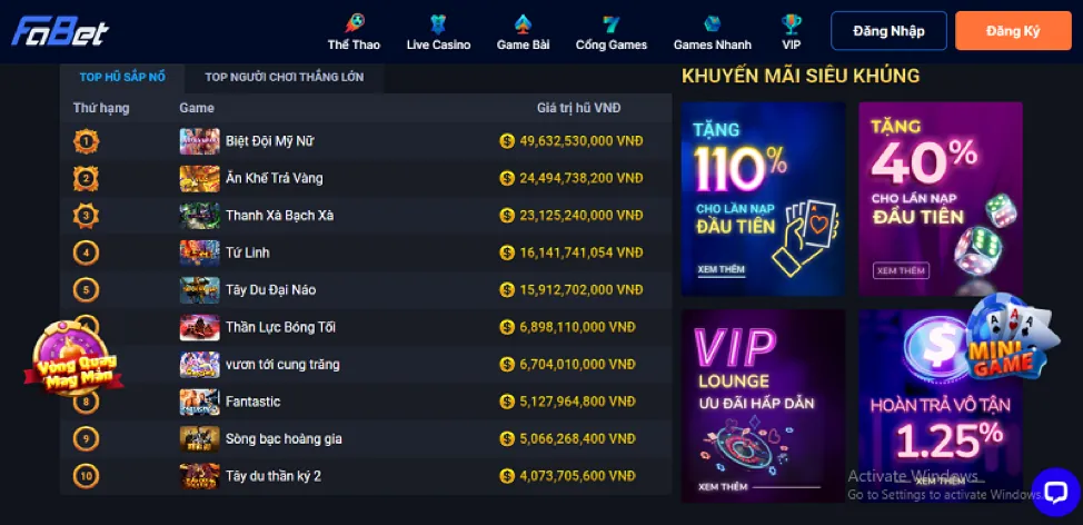 Các Cấp Độ VIP 69win10 Nổ Hũ